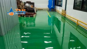 Hasil pekerjaan epoxy